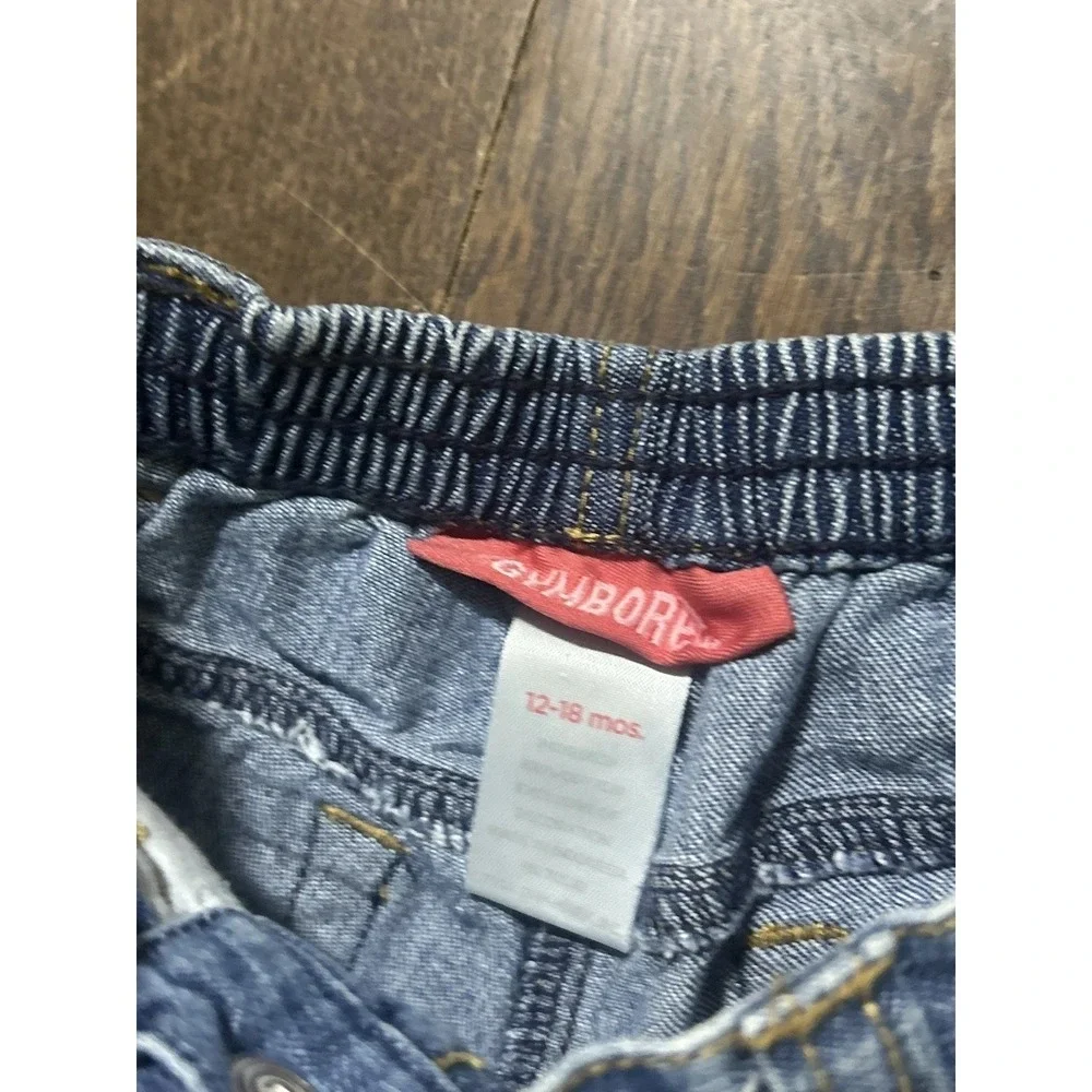 Baby Girl Gymboree 12-18Month Yr-2004 Elastic Back Jean Capri